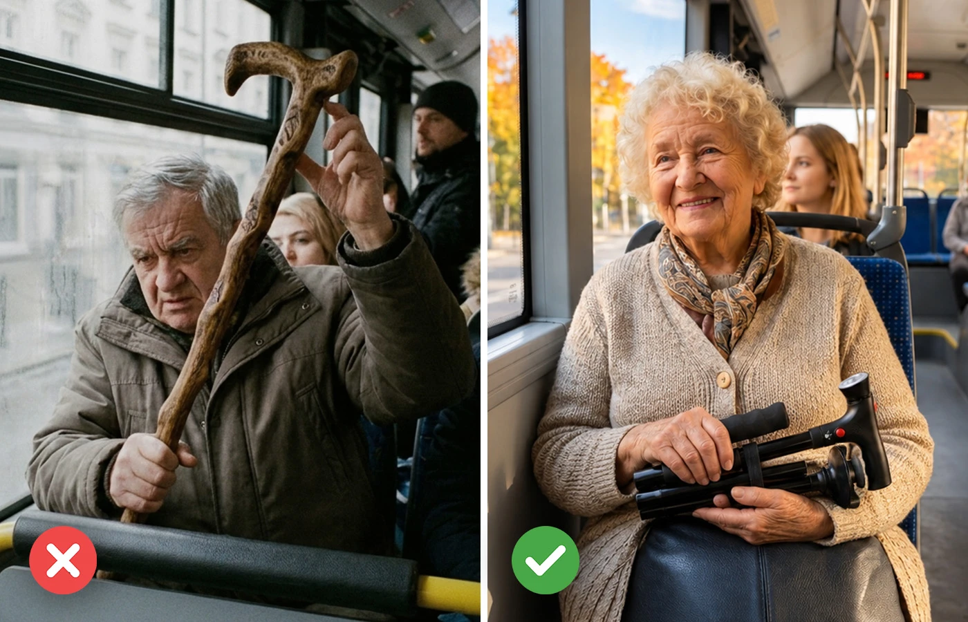 Laska Luminex Stabilo złożona i rozłożona